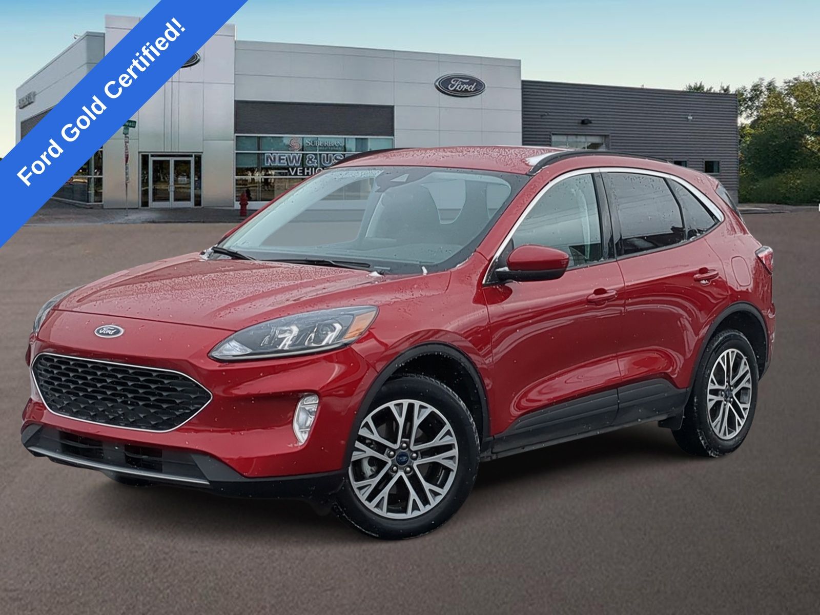 Red Metallic 2022 Ford Escape SEL AWD SUV / Crossover All-Wheel Drive 8-Speed Automatic