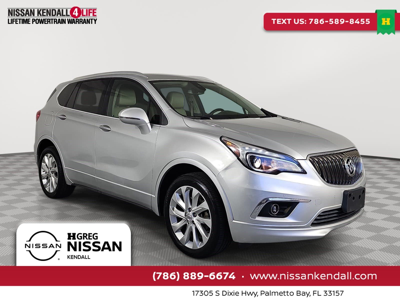 Galaxy Silver Metallic 2016 Buick Envision SUV / Crossover All-Wheel Drive 6-Speed Automatic