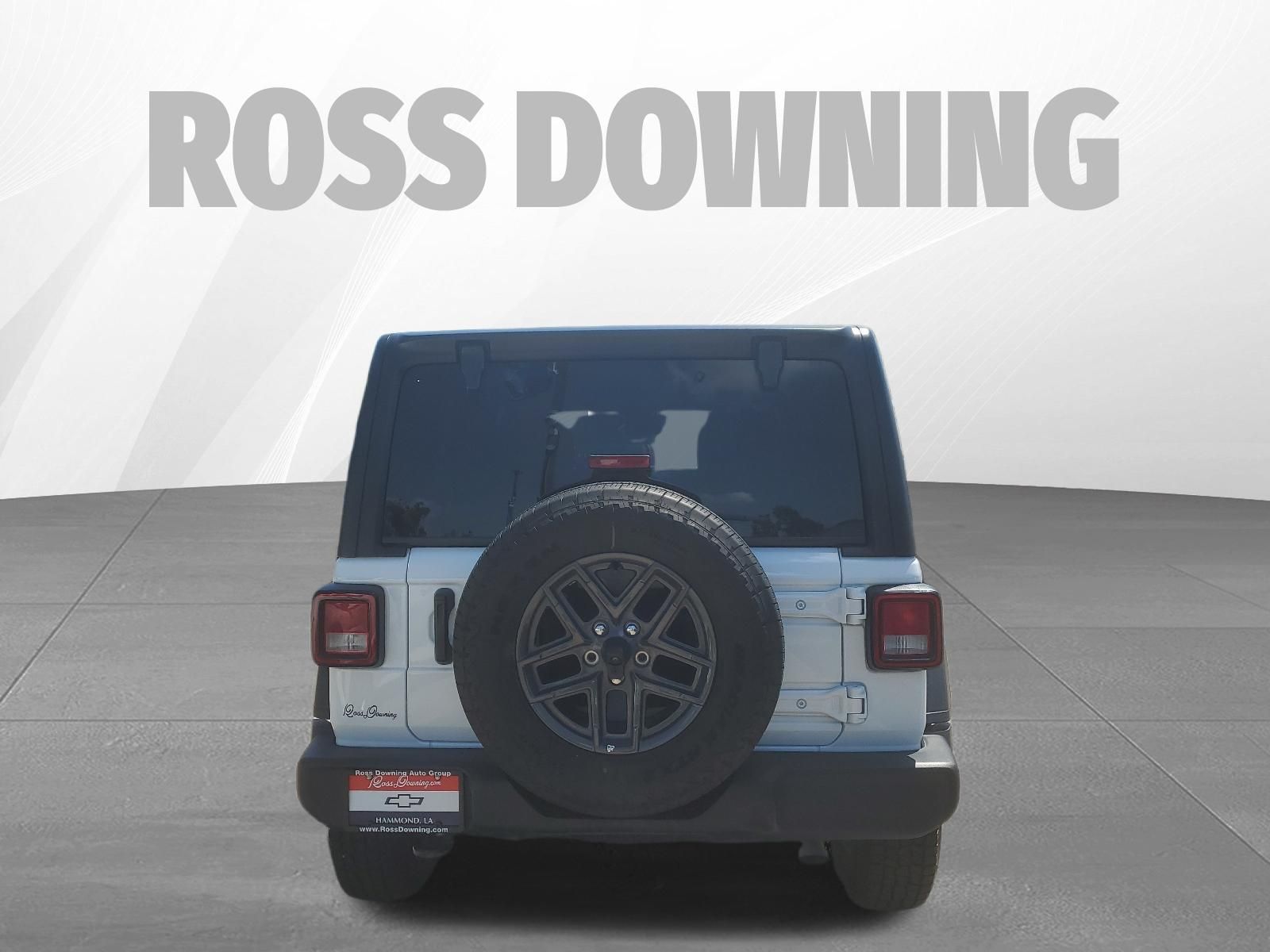 2025 Jeep Wrangler Sport S White at Ross Downing Chevrolet
