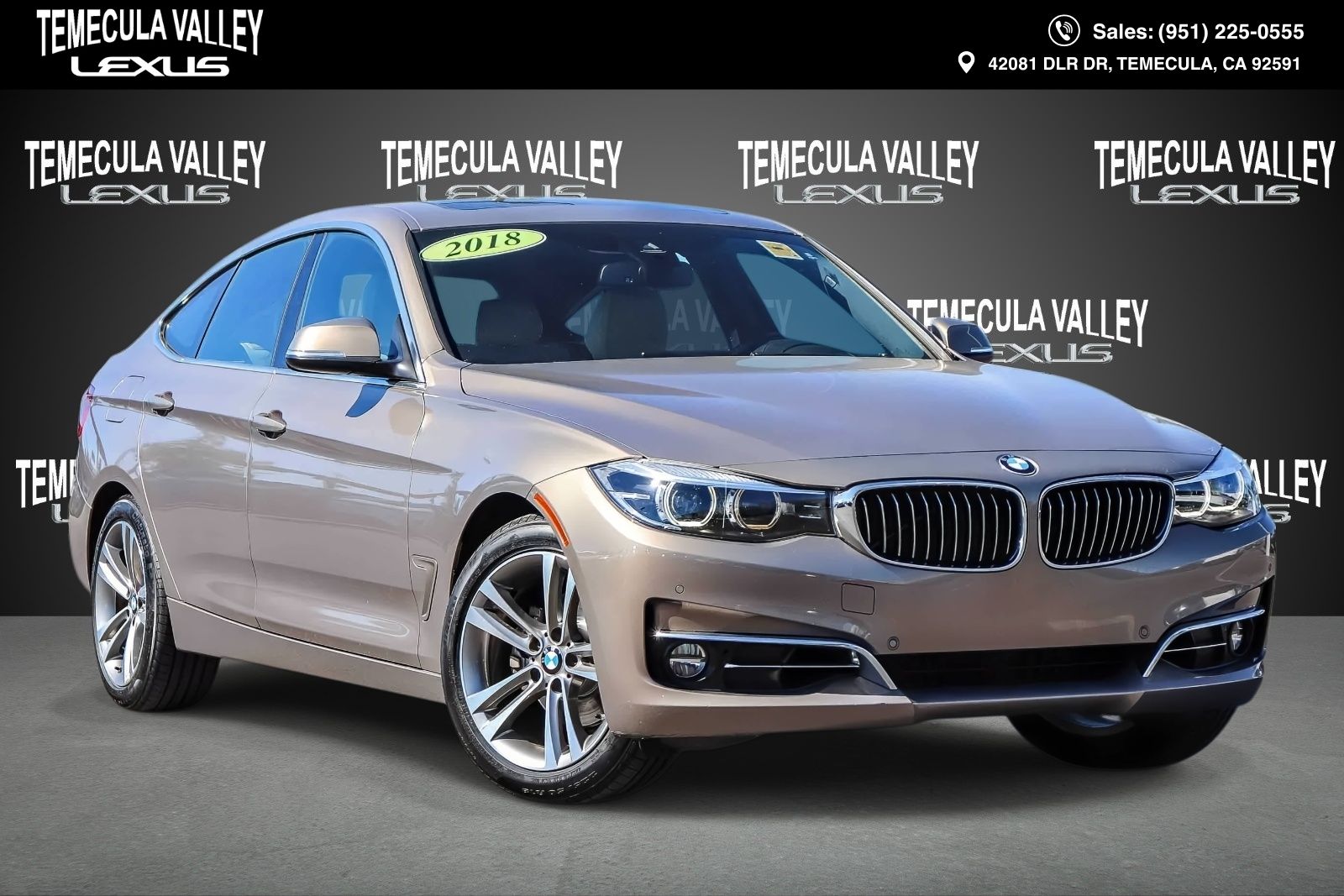 Brown (Kalahari Beige Metallic) 2018 BMW 3 Series Gran Turismo Wagon All-Wheel Drive 8-Speed Automatic