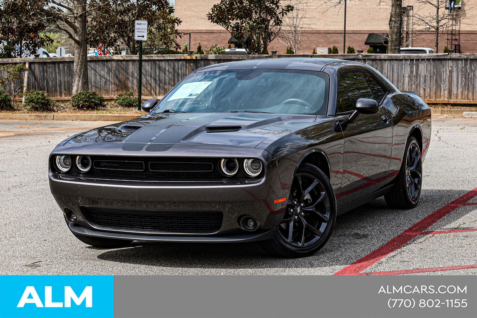 Gray (Granite Crystal Metallic Clearcoat) 2023 Dodge Challenger SXT RWD Coupe Rear-Wheel Drive 8-Speed Automatic