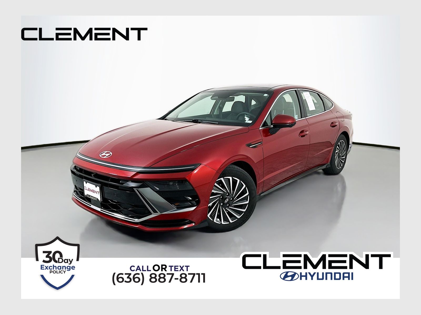 Ultimate red 2024 Hyundai Sonata Hybrid Limited FWD Sedan Front-Wheel Drive 6-Speed Automatic