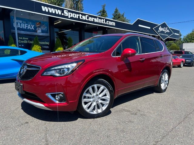 Chili Red Metallic 2020 Buick Envision SUV / Crossover All-Wheel Drive 9-Speed Automatic
