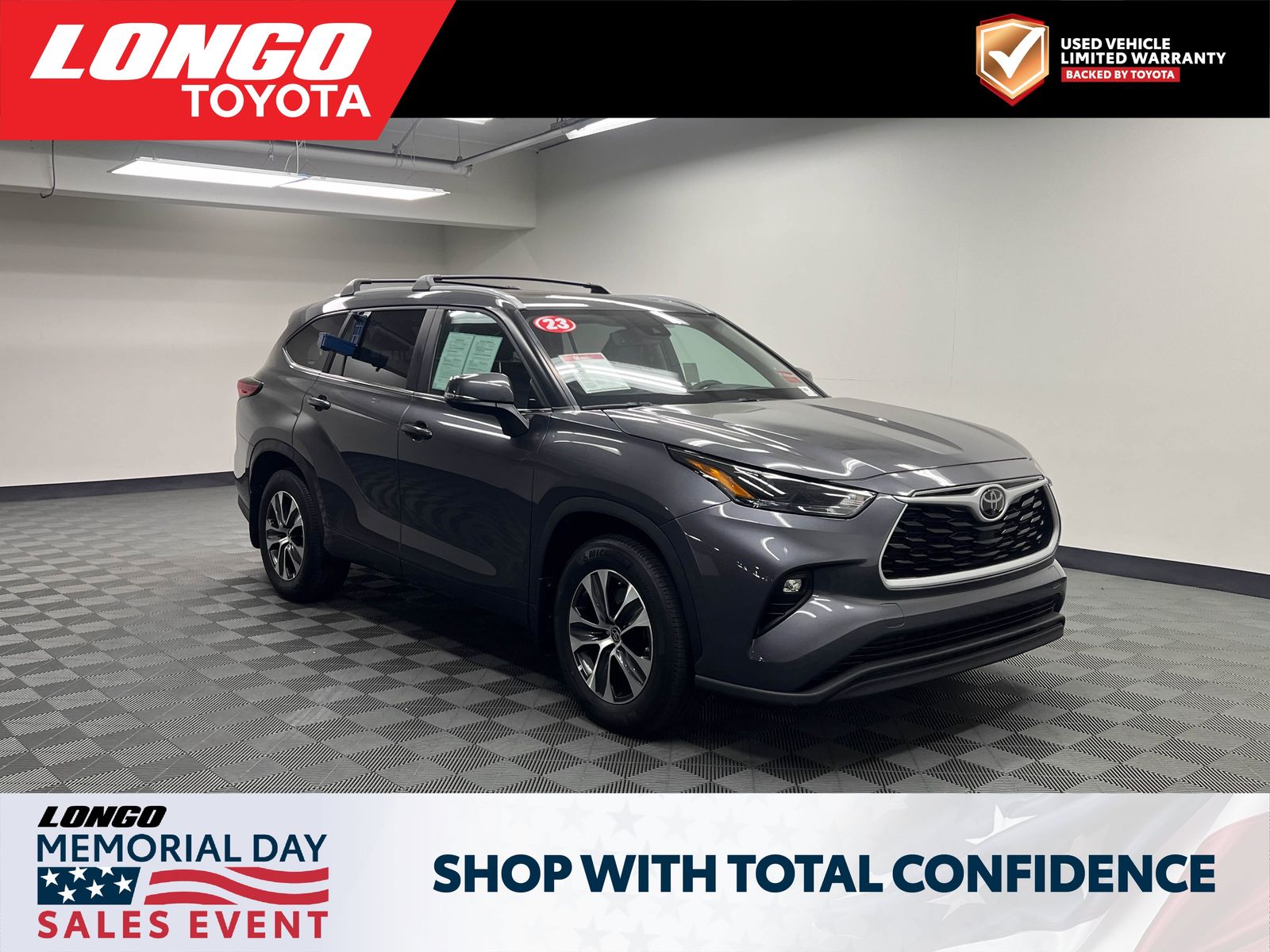 used 2023 Toyota Highlander car, priced at $29,988