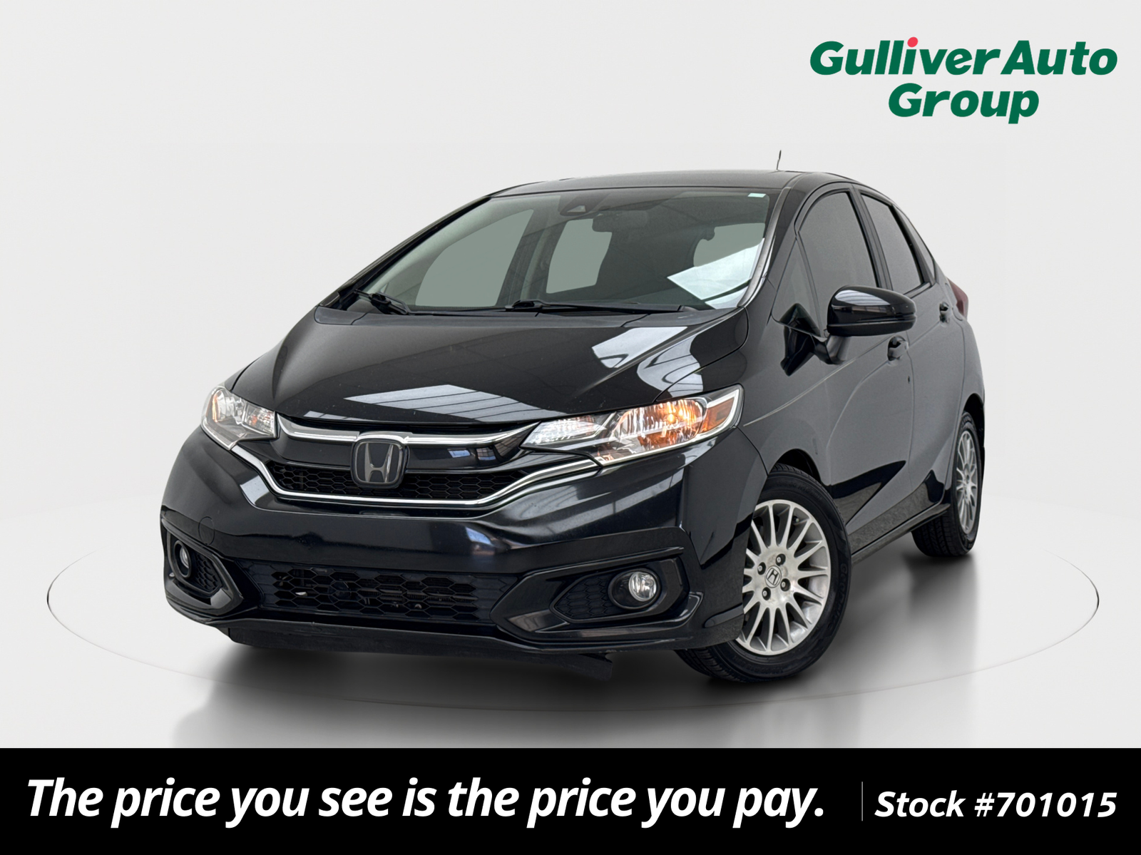 Crystal Black Pearl 2020 Honda Fit Hatchback Front-Wheel Drive Continuously Variable Transmission