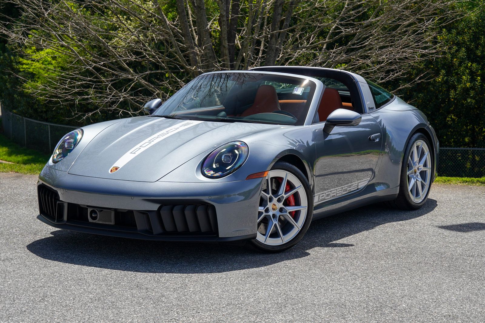 Gray (Vanadium Grey Metallic) 2026 Porsche 911 Targa 4 GTS Cabriolet AWD Convertible All-Wheel Drive 8-Speed Automatic