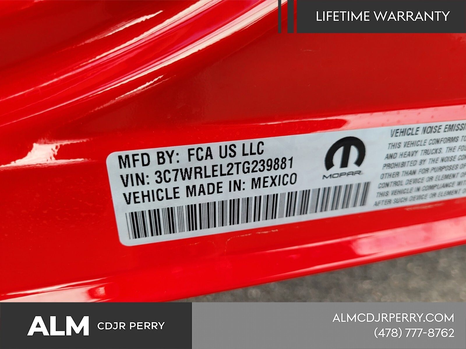 New 2026 Flame Red Clear-Coat Exterior Paint RAM Tradesman image 17