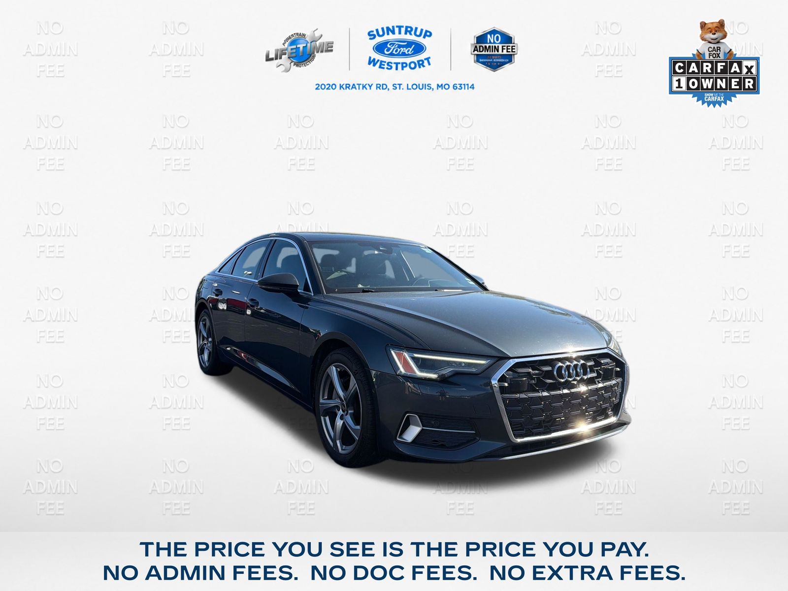Manhattan Gray Metallic 2024 Audi A6 Sedan All-Wheel Drive 7-Speed Automatic