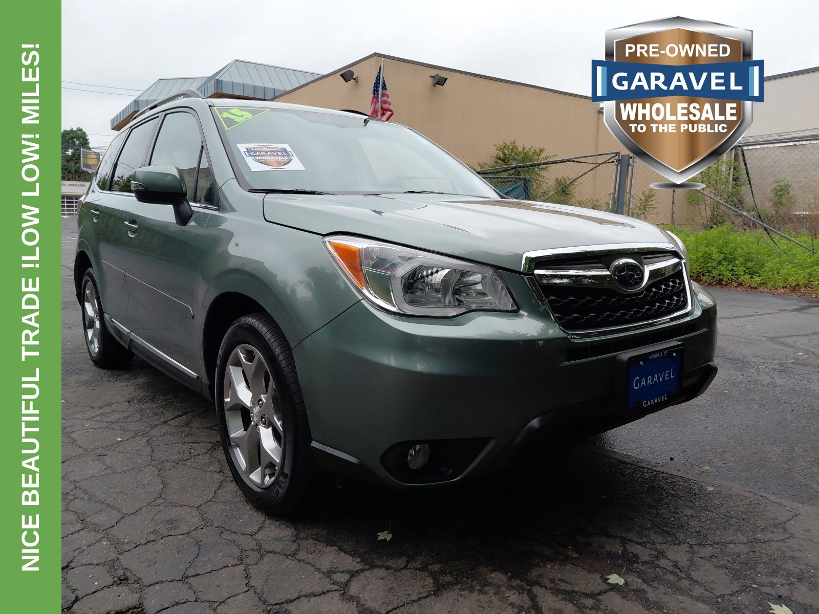 Jasmine Green Metallic 2015 Subaru Forester SUV / Crossover All-Wheel Drive Continuously Variable Transmission
