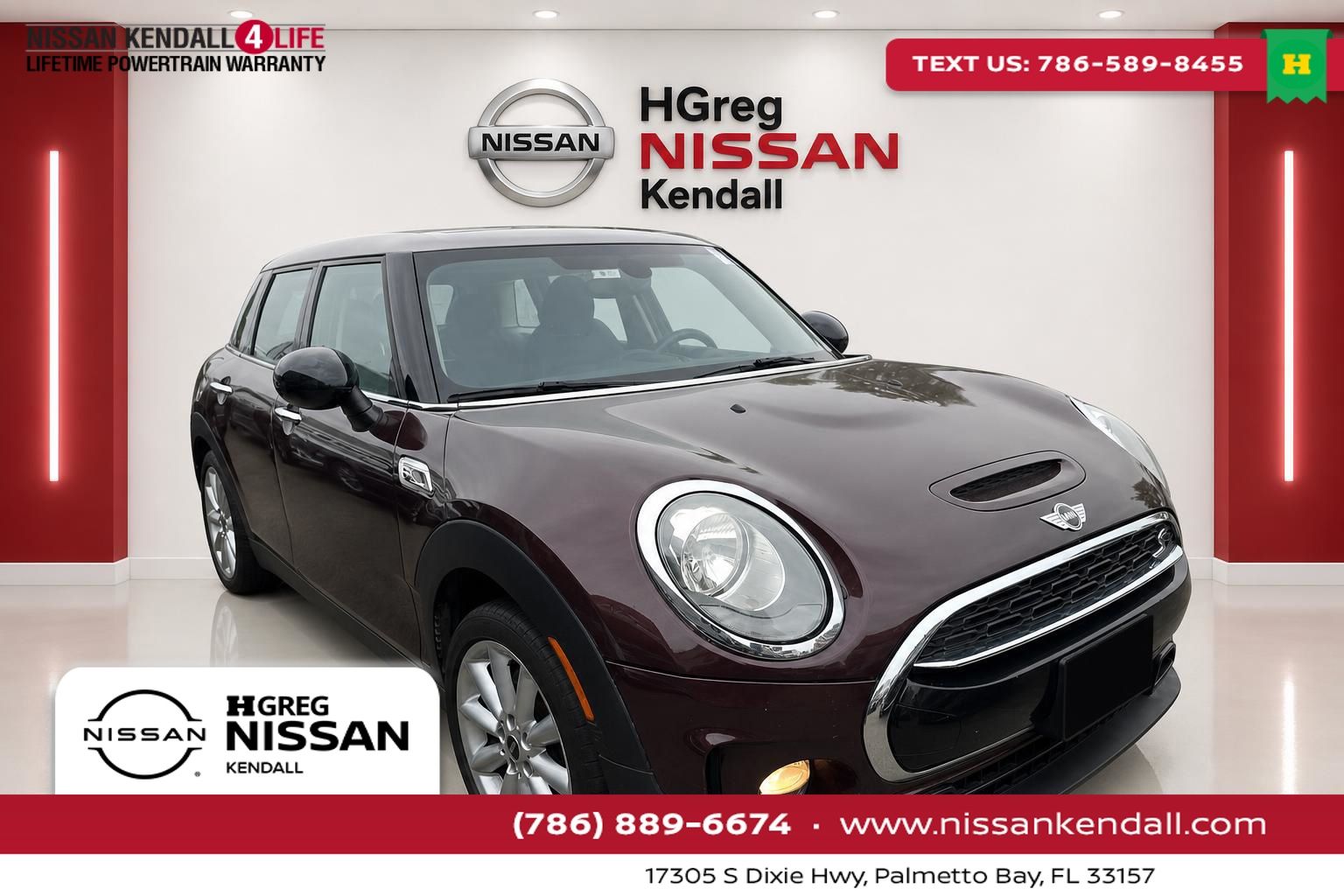 Red (Burgundy Metallic) 2016 MINI Cooper Clubman Wagon Front-Wheel Drive 8-Speed Automatic