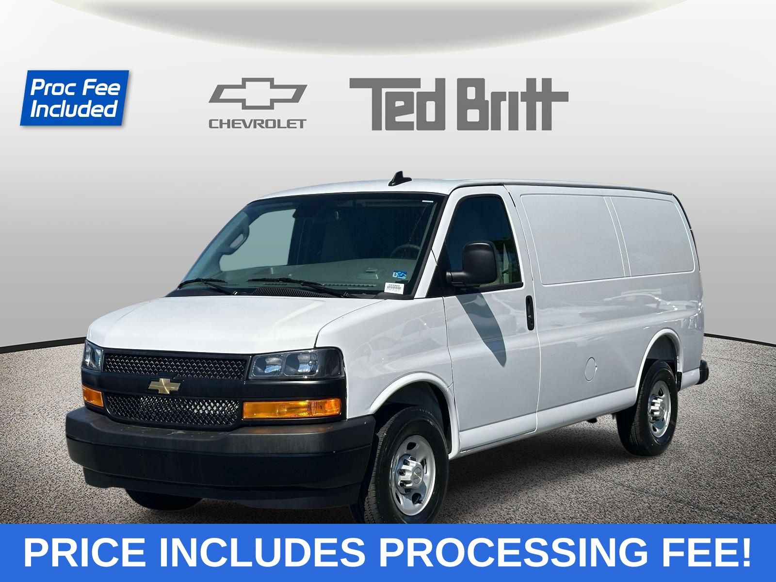 Summit White 2025 Chevrolet Express Cargo 2500 RWD Van Rear-Wheel Drive
