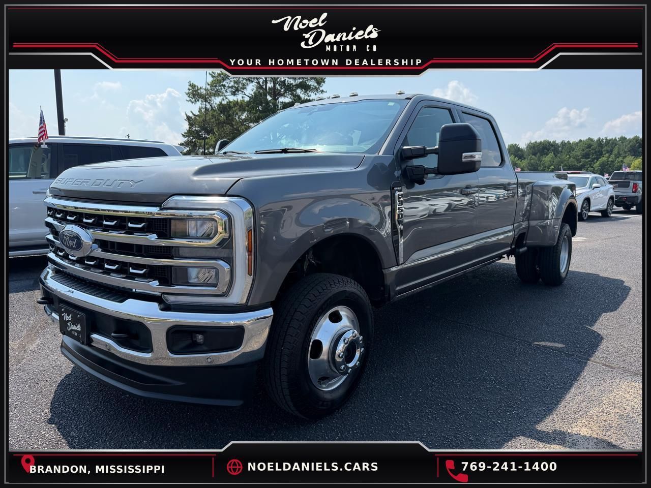 Gray Metallic 2024 Ford F-350 Super Duty Pickup Truck Four-Wheel Drive Automatic