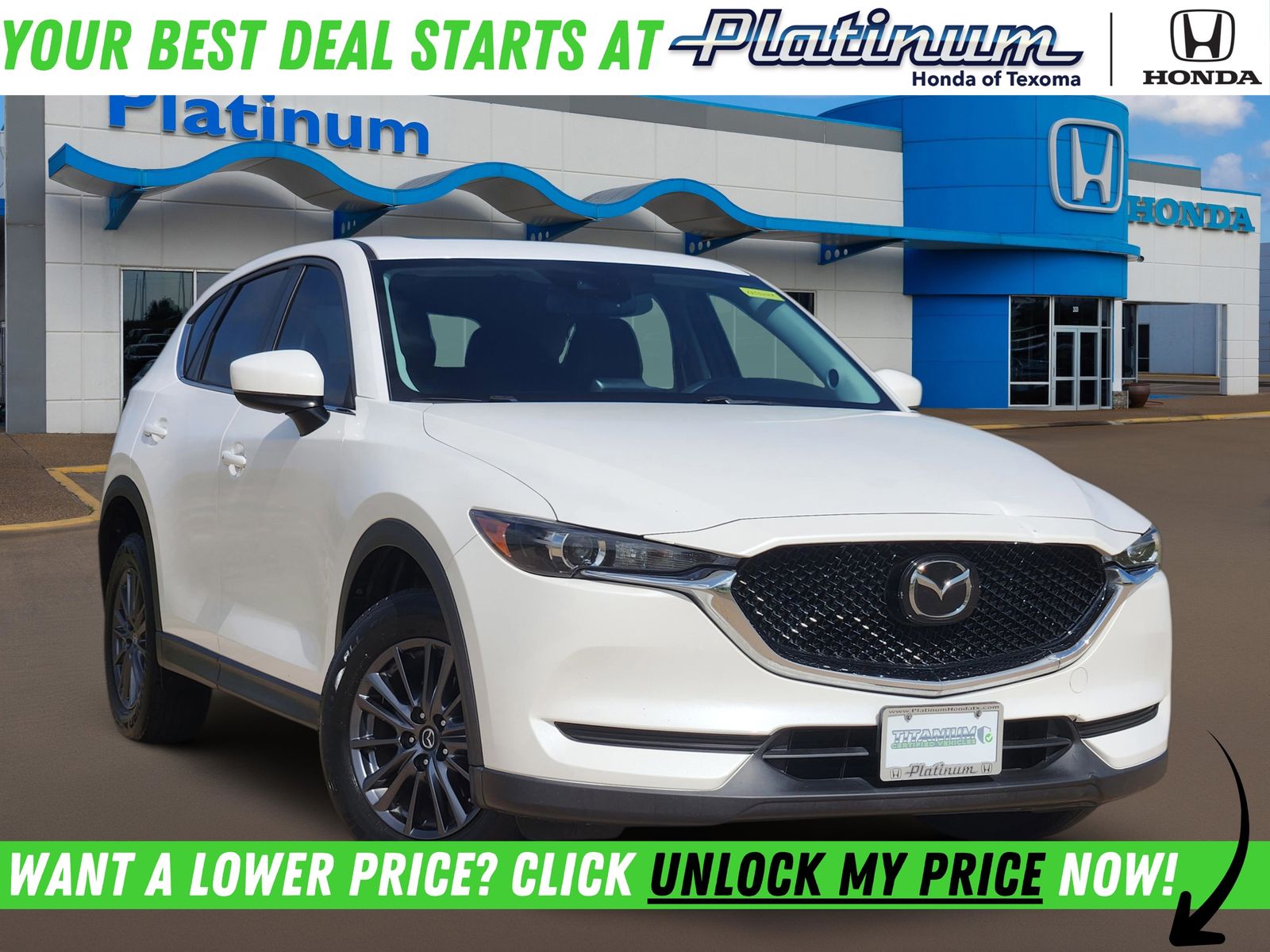 Snowflake White Pearl Mica 2019 Mazda CX-5 Touring FWD SUV / Crossover Front-Wheel Drive 6-Speed Automatic