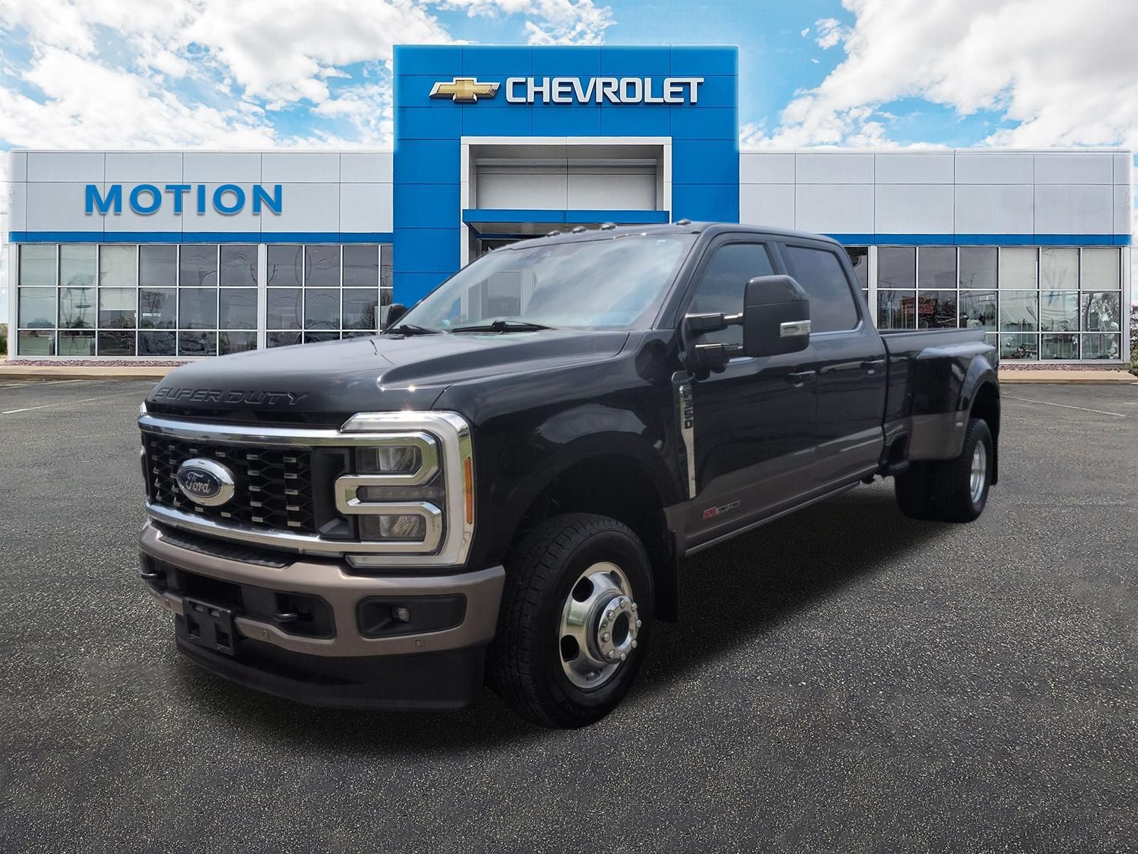 Stone Gray 2023 Ford F-350 Super Duty Pickup Truck Four-Wheel Drive Automatic