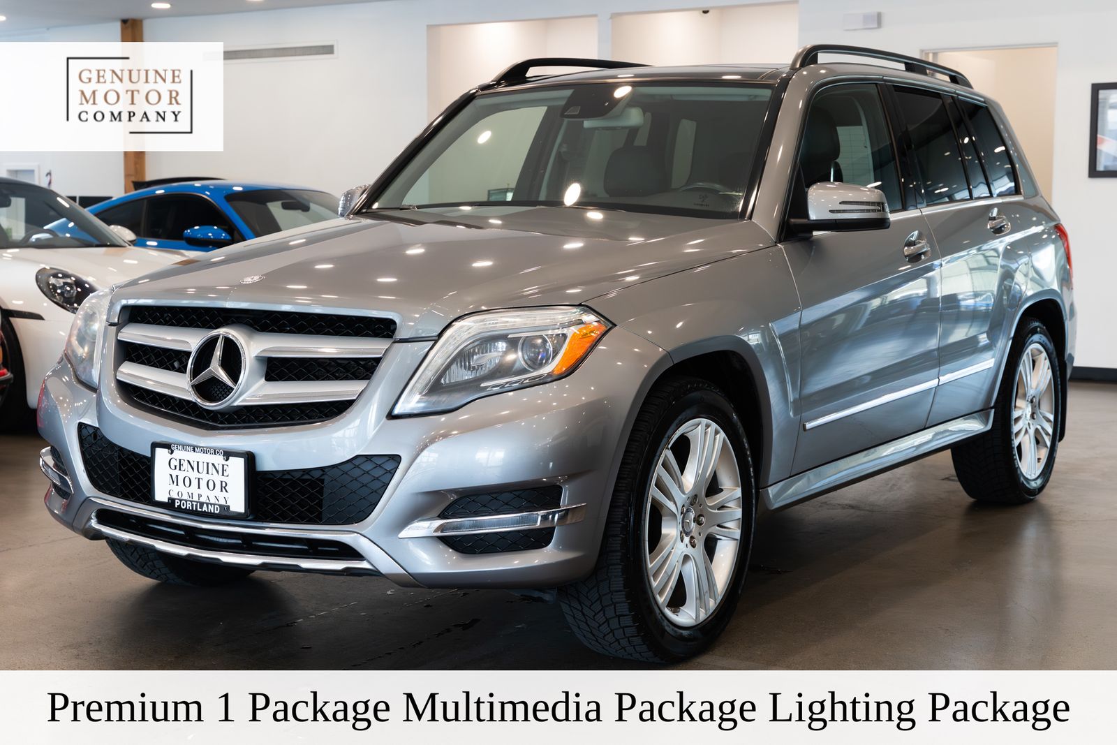 Palladium Silver Metallic 2015 Mercedes-Benz GLK SUV / Crossover All-Wheel Drive 7-Speed Automatic