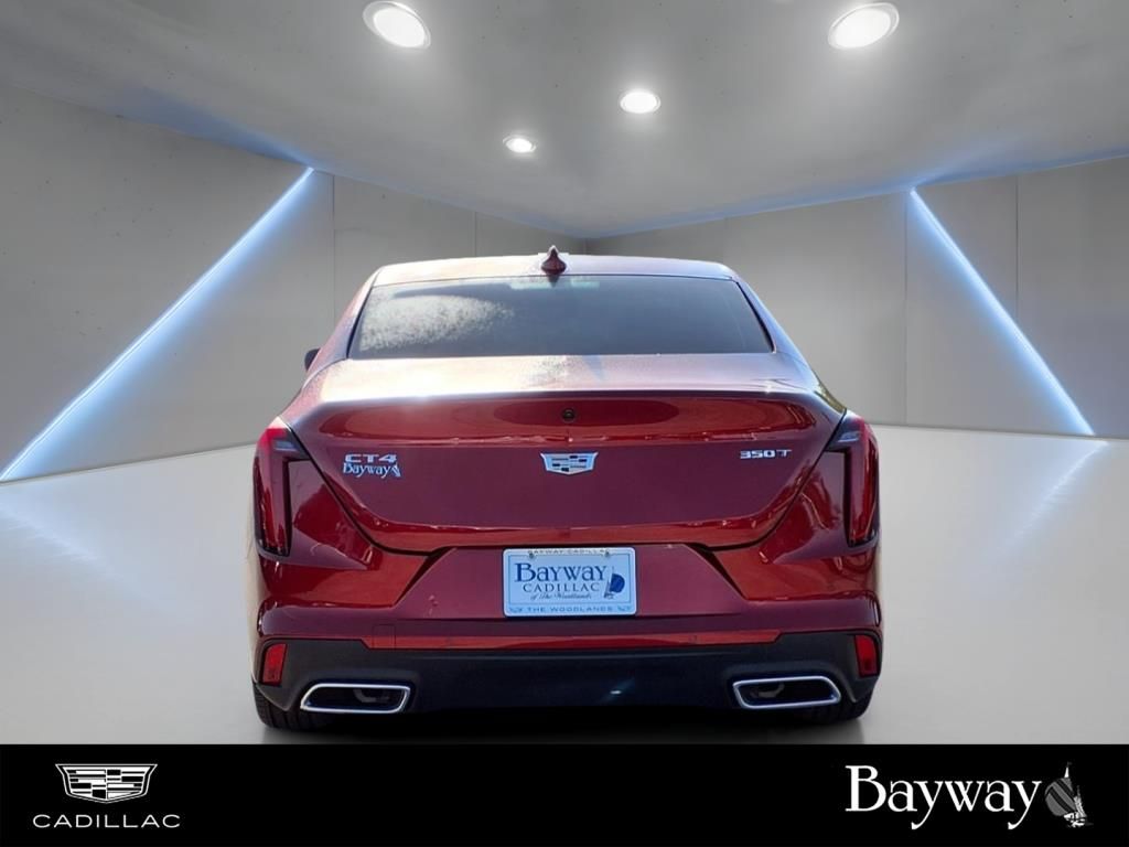 2025 Cadillac CT4 Premium Luxury Red at Bayway Cadillac of The Woodlands
