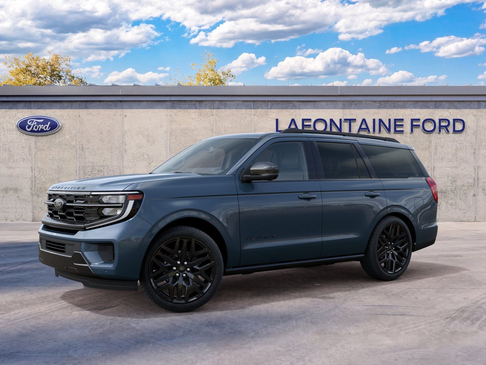 Blue 2027 Ford Expedition SUV / Crossover Four-Wheel Drive Automatic