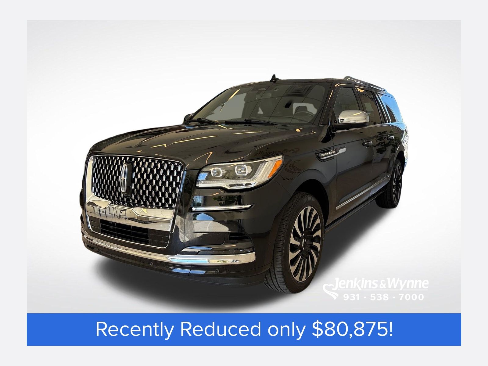 Infinite Black Metallic Clearcoat 2024 Lincoln Navigator L Black Label 4WD SUV / Crossover Four-Wheel Drive Automatic