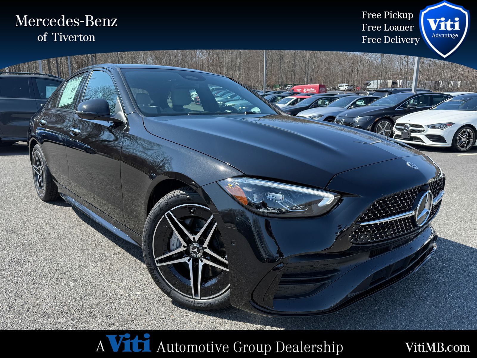 Obsidian Black Metallic 2026 Mercedes-Benz C-Class C 300 4MATIC Sedan All-Wheel Drive 9-Speed Automatic