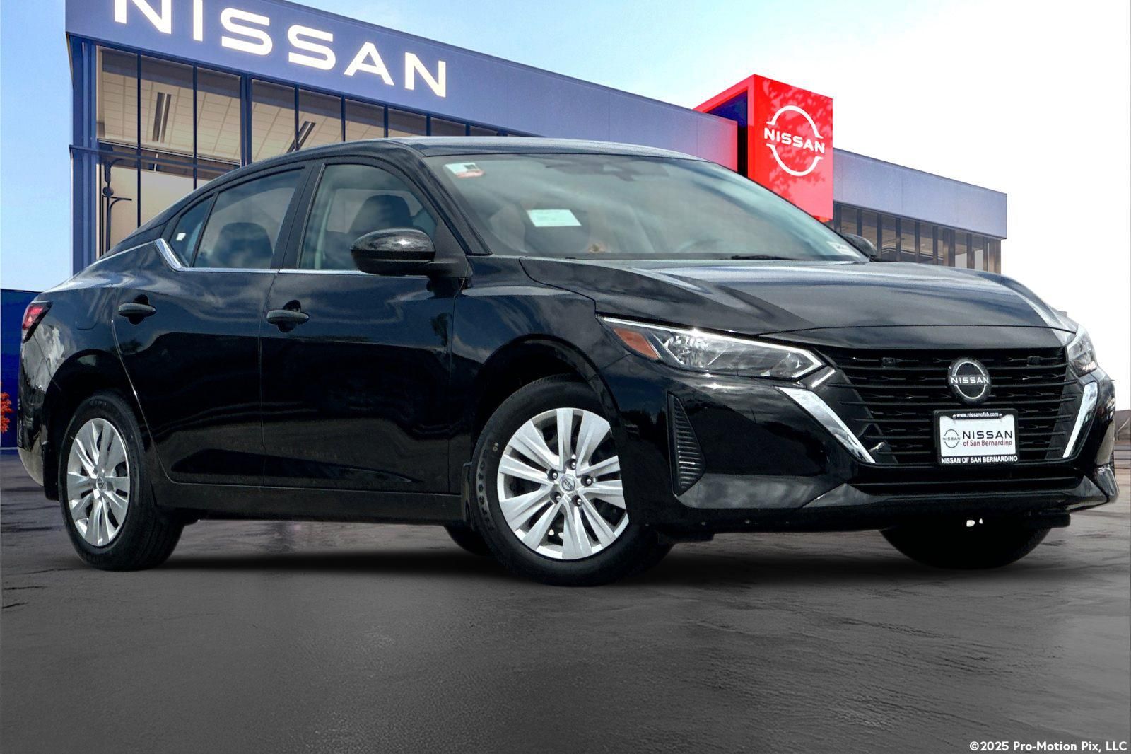 Super Black 2025 Nissan Sentra Sedan Front-Wheel Drive Continuously Variable Transmission