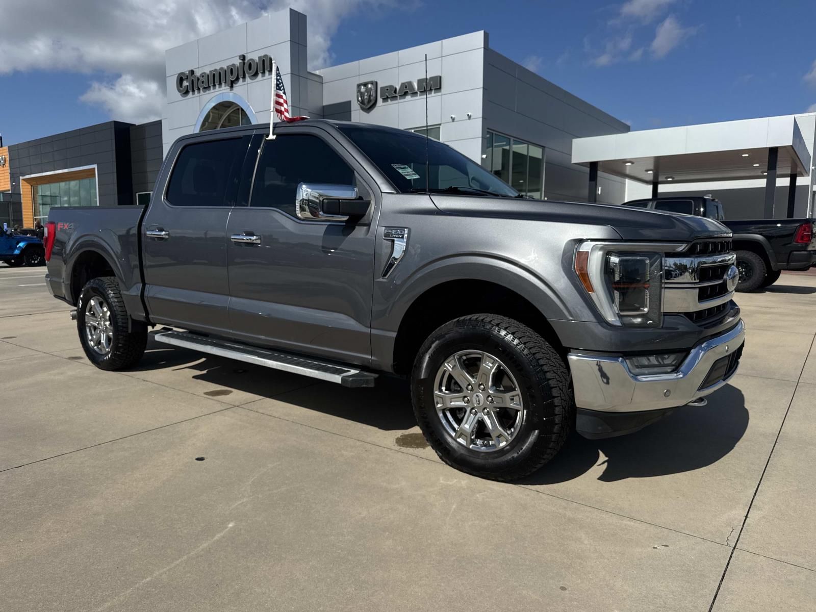 Gray Metallic 2023 Ford F-150 Pickup Truck Four-Wheel Drive Automatic