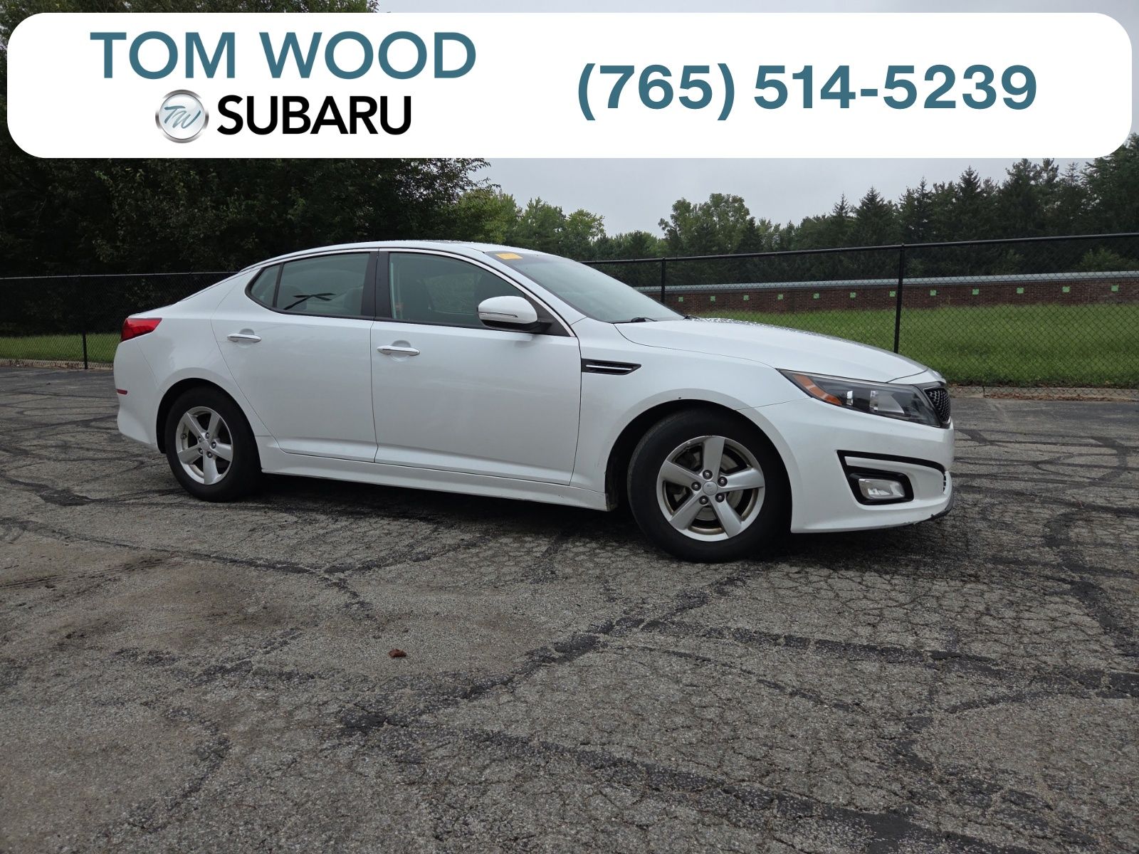 Snow White Pearl 2015 Kia Optima Sedan Front-Wheel Drive 6-Speed Automatic
