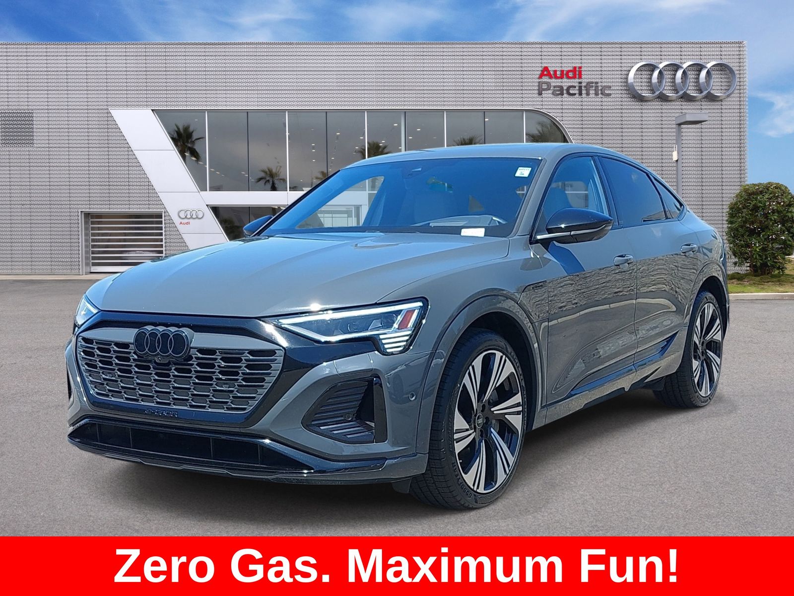 Magnet Gray 2024 Audi Q8 e-tron Sportback Sedan All-Wheel Drive Automatic