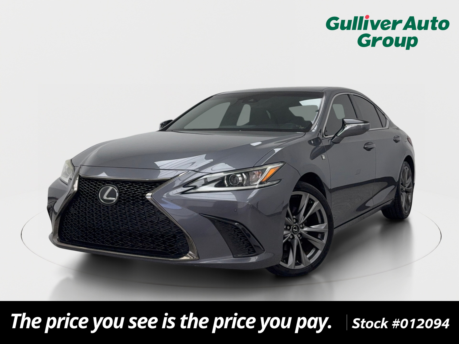 Nebula Gray Pearl 2019 Lexus ES Sedan Front-Wheel Drive 8-Speed Automatic