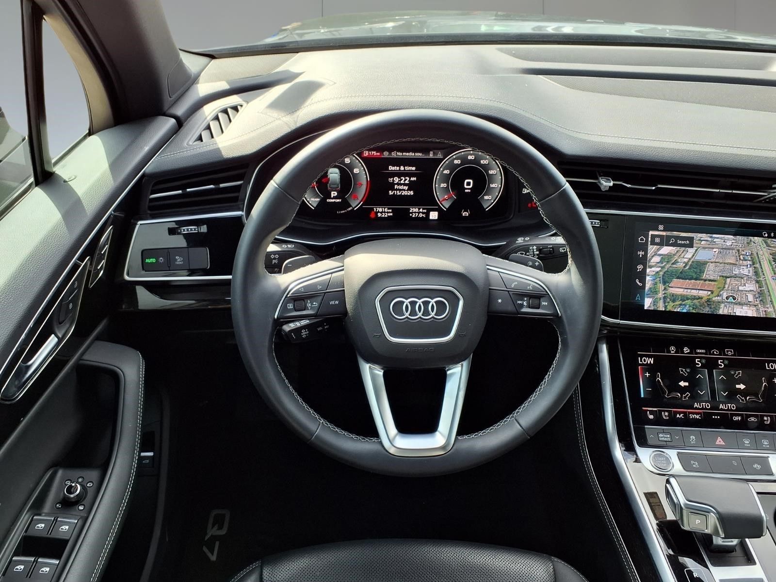 2025 Audi Q7 45 Premium Plus Black at DeMontrond Auto Country