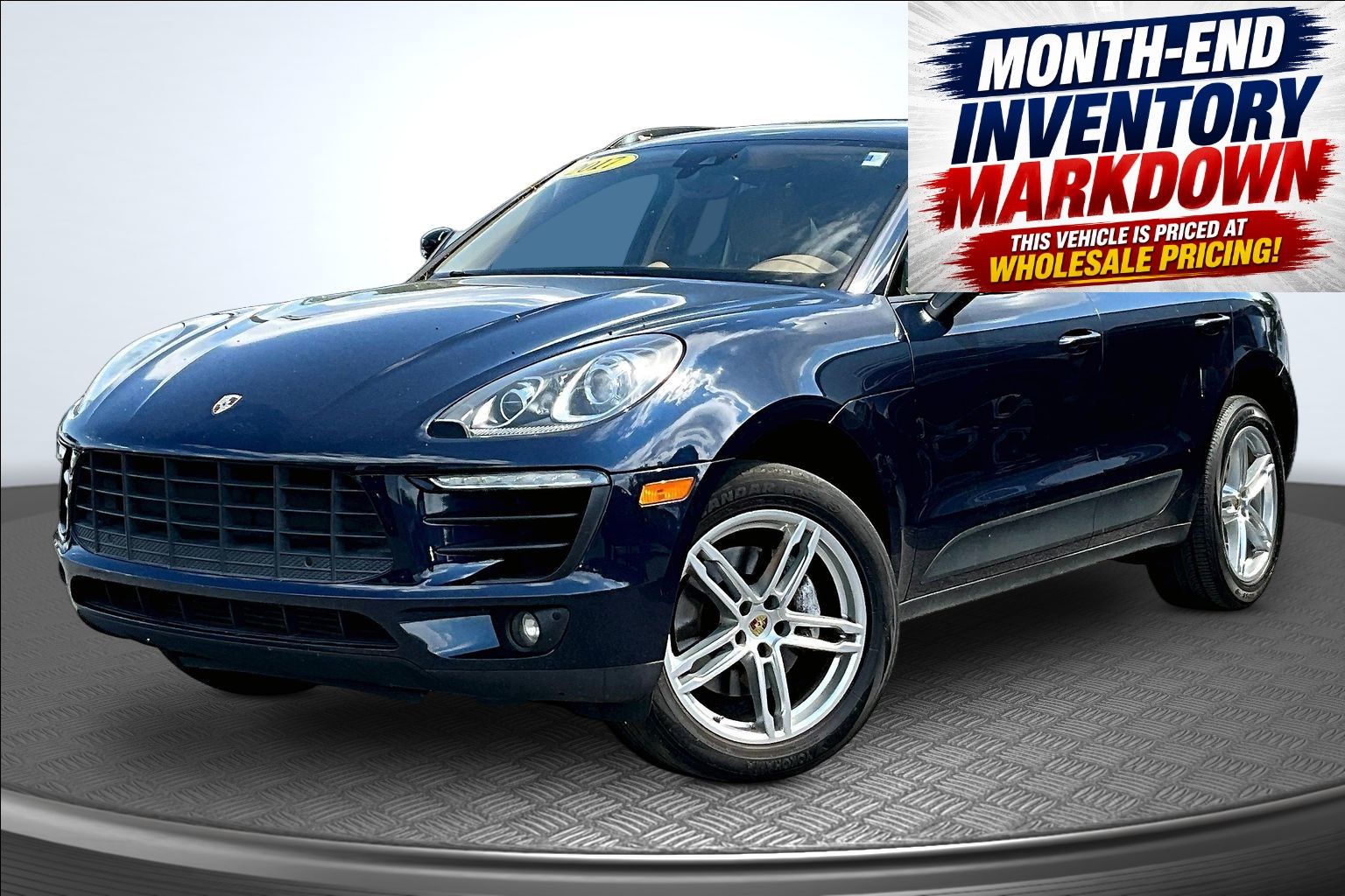 Blue 2017 Porsche Macan SUV / Crossover All-Wheel Drive 7-Speed Automatic