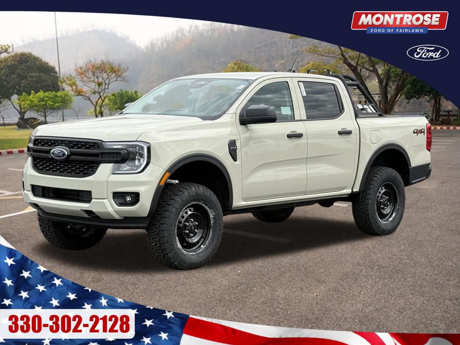 Desert Sand 2026 Ford Ranger Pickup Truck Four-Wheel Drive Automatic