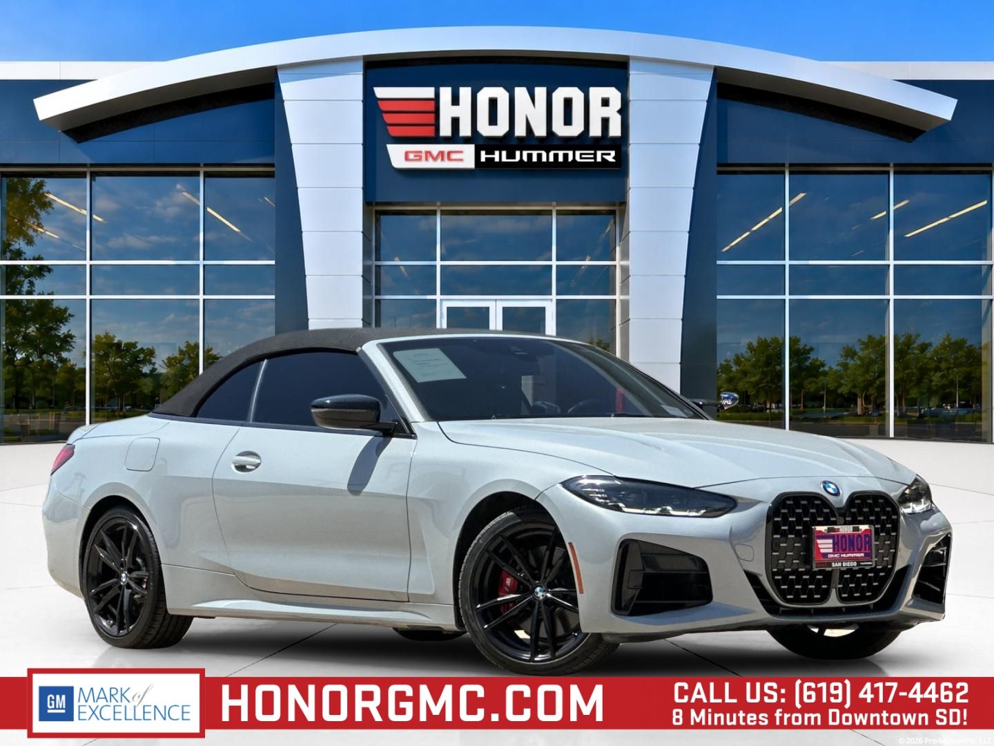 Brooklyn Gray Metallic 2024 BMW 4 Series Convertible All-Wheel Drive 8-Speed Automatic
