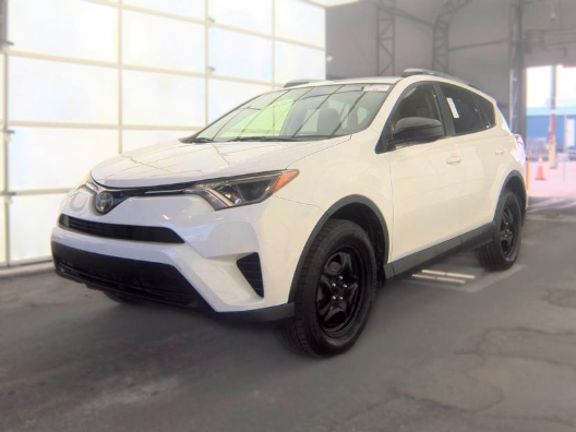 Super White 2017 Toyota RAV4 SUV / Crossover Front-Wheel Drive 6-Speed Automatic