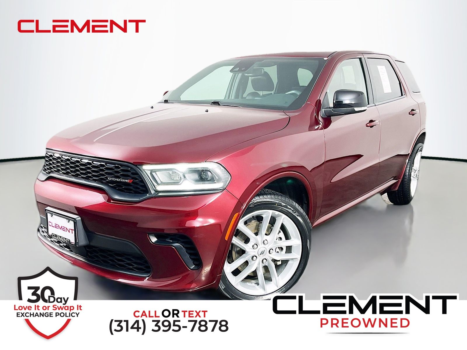 Octane Red Pearlcoat 2024 Dodge Durango GT Plus AWD SUV / Crossover All-Wheel Drive 8-Speed Automatic