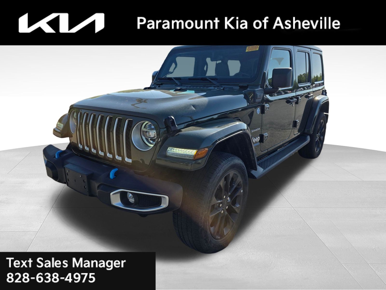 Sarge Green Clearcoat 2022 Jeep Wrangler 4xe Sahara 4WD SUV / Crossover Four-Wheel Drive 8-Speed Automatic
