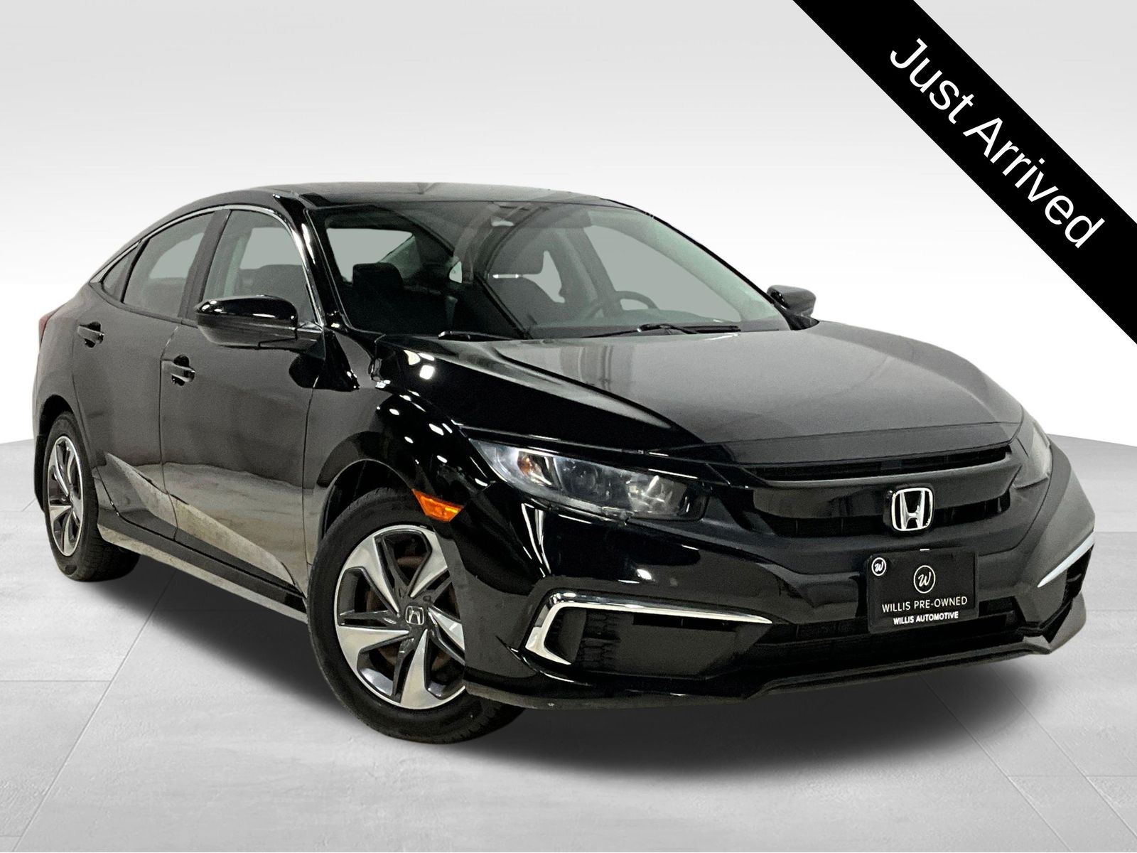 Crystal Black Pearl 2020 Honda Civic LX Sedan FWD Sedan Front-Wheel Drive Continuously Variable Transmission