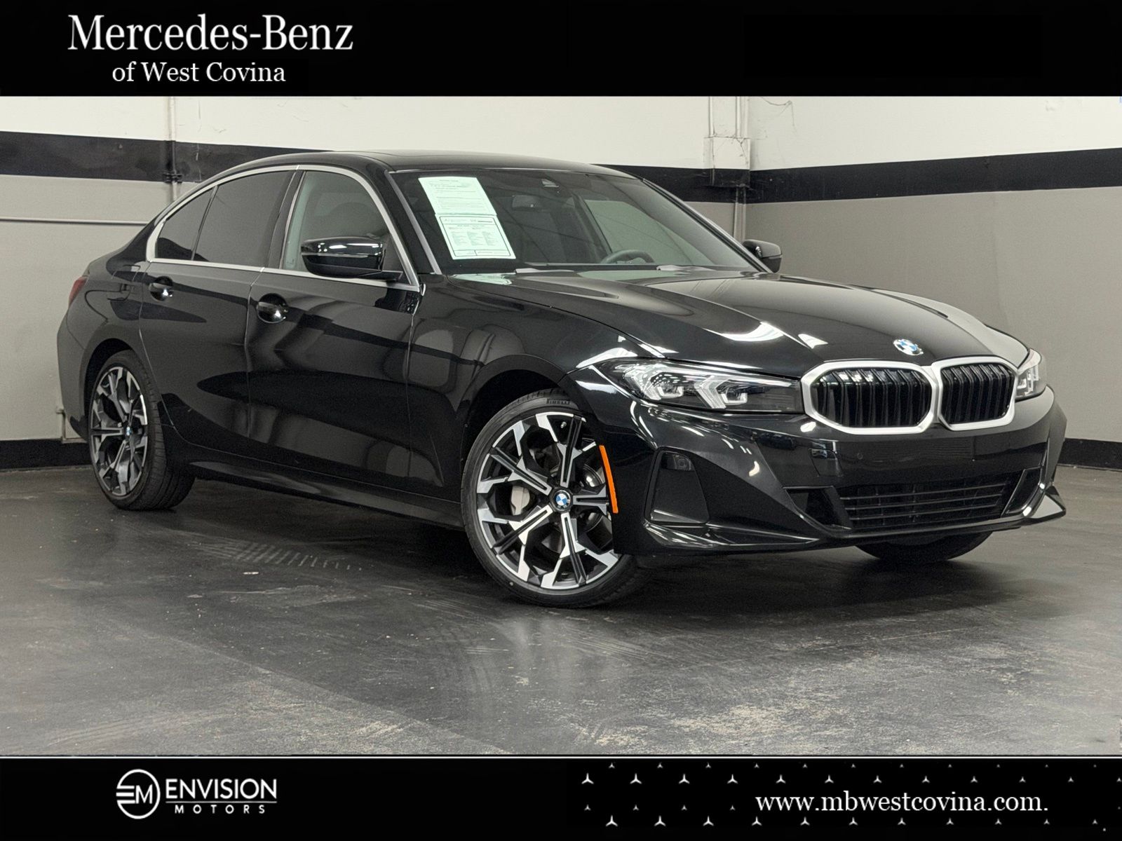 Black Sapphire Metallic 2025 BMW 3 Series Sedan Rear-Wheel Drive 8-Speed Automatic