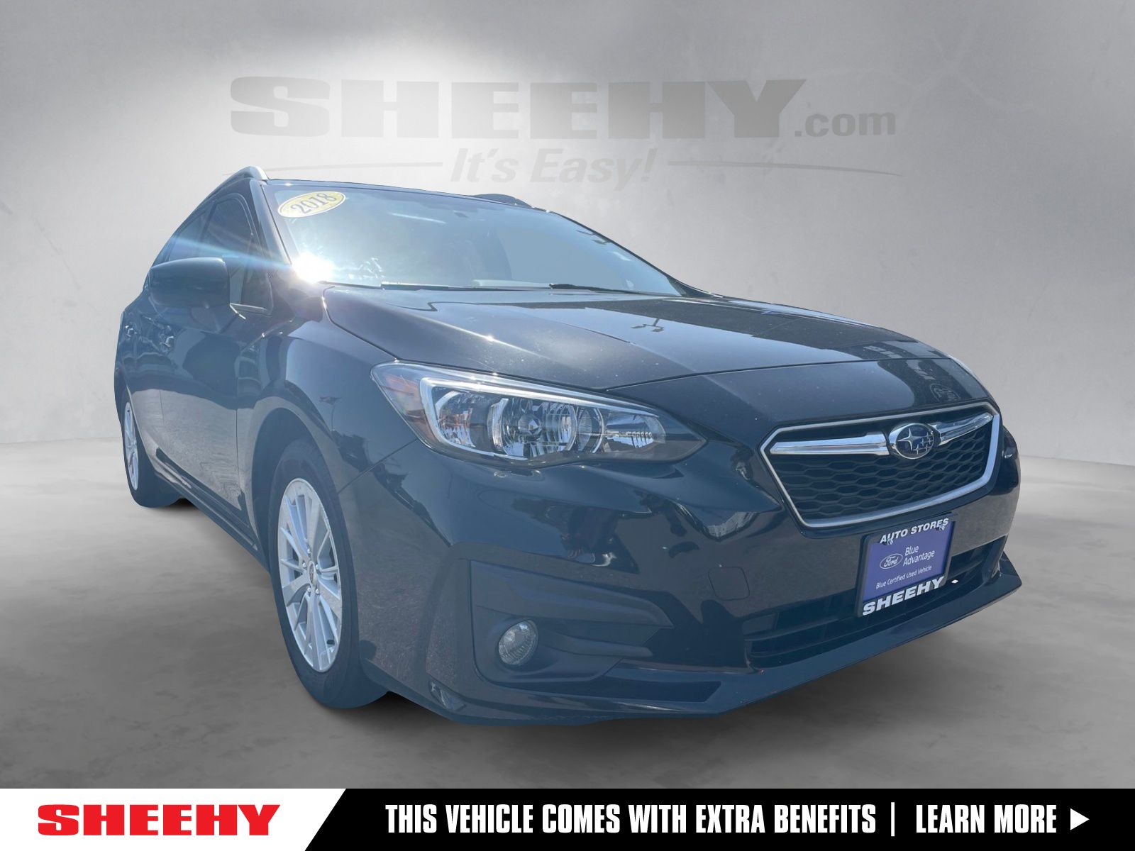 Crystal Black Silica 2018 Subaru Impreza Hatchback All-Wheel Drive Continuously Variable Transmission