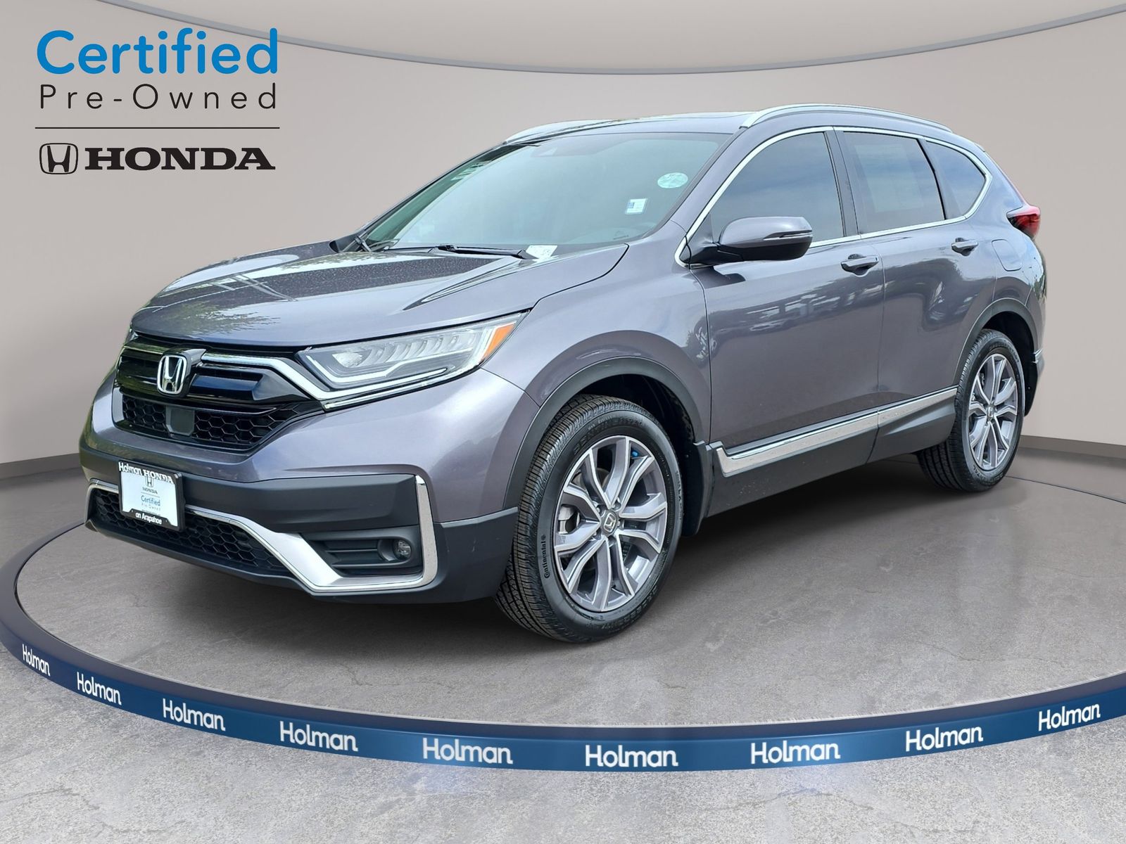 Gray (Modern Steel Metallic) 2022 Honda CR-V Touring AWD SUV / Crossover All-Wheel Drive Continuously Variable Transmission