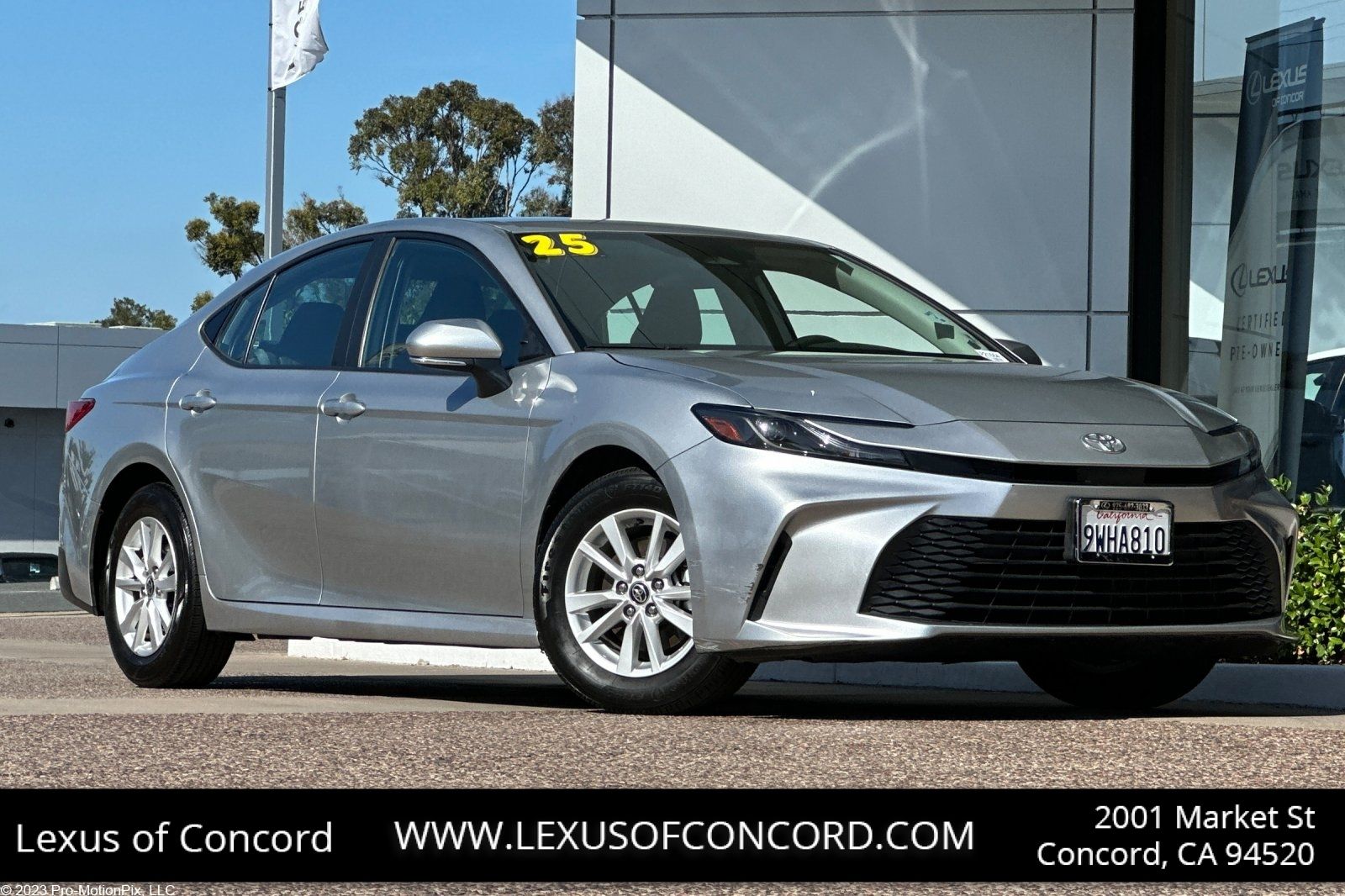 Celestial Silver Metallic 2025 Toyota Camry Sedan Front-Wheel Drive Continuously Variable Transmission