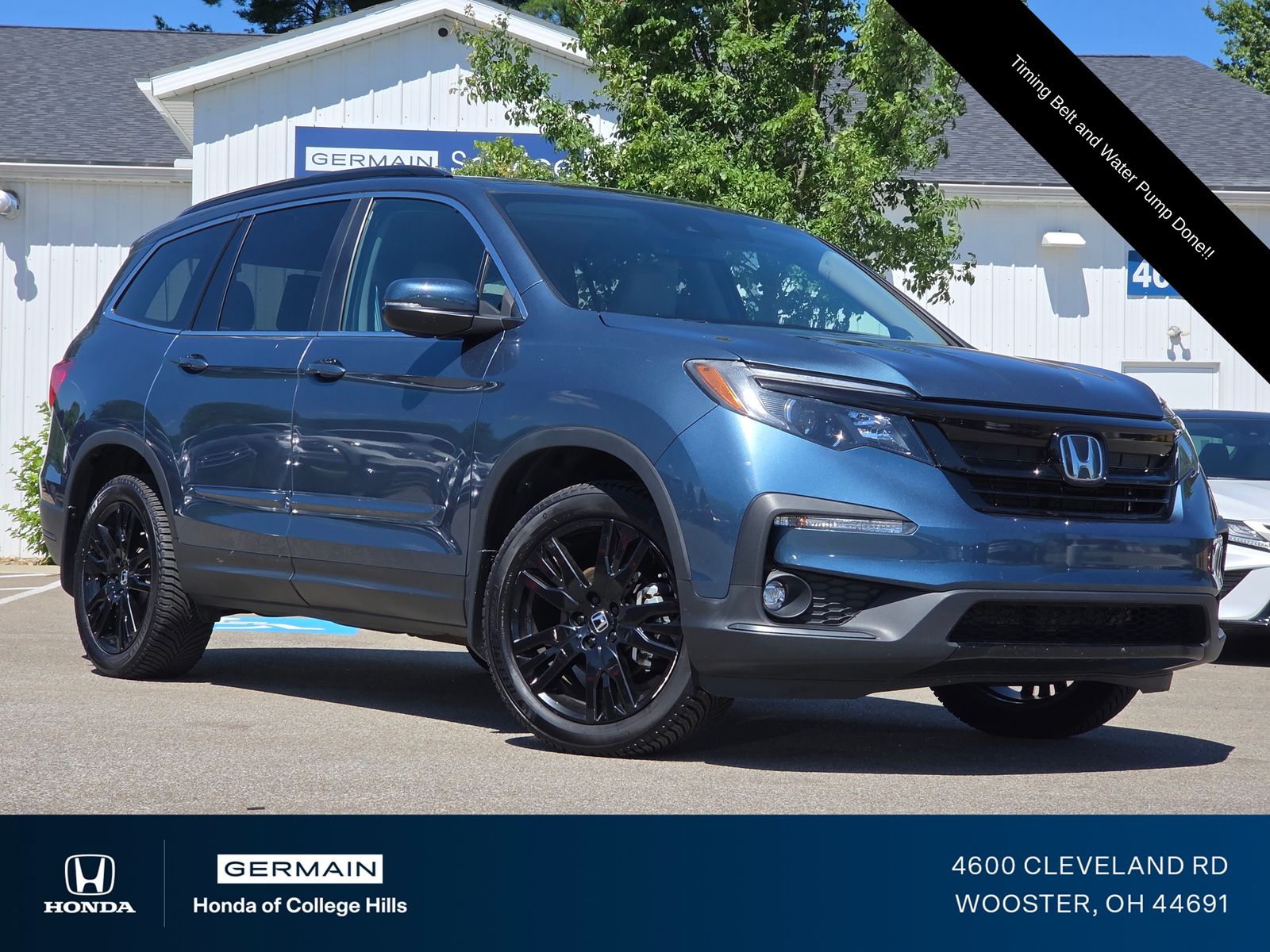 Gray (Steel Sapphire Metallic) 2022 Honda Pilot SUV / Crossover All-Wheel Drive 9-Speed Automatic