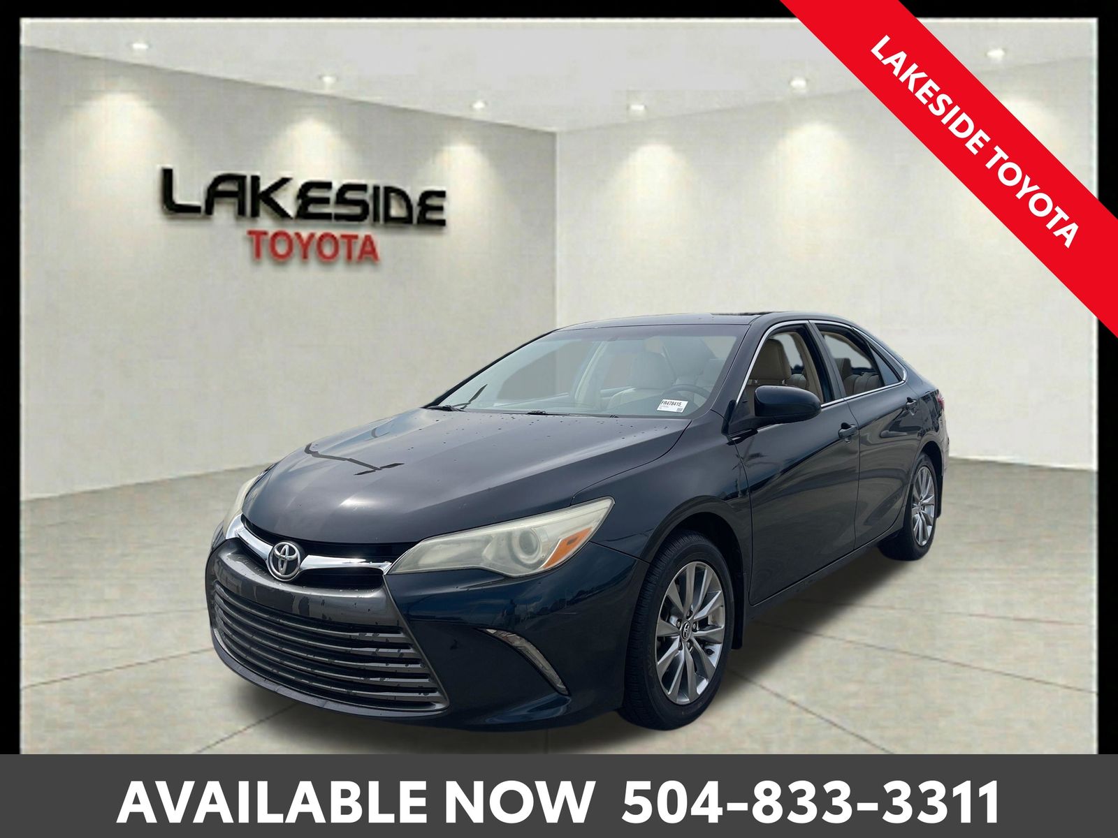 Cosmic Gray Mica 2015 Toyota Camry Sedan Front-Wheel Drive 6-Speed Automatic