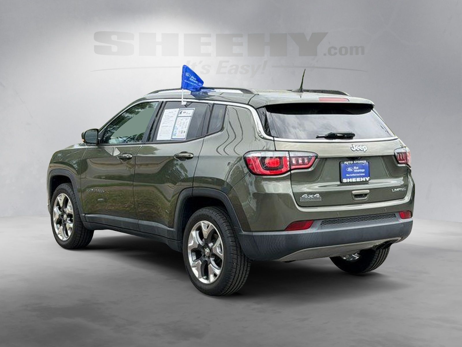 Used 2017 Olive Green Jeep Limited image 14