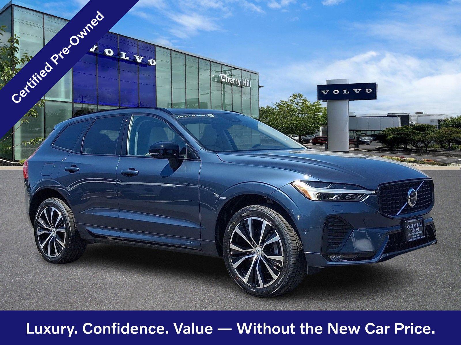 Denim Blue Metallic 2024 Volvo XC60 SUV / Crossover All-Wheel Drive Automatic