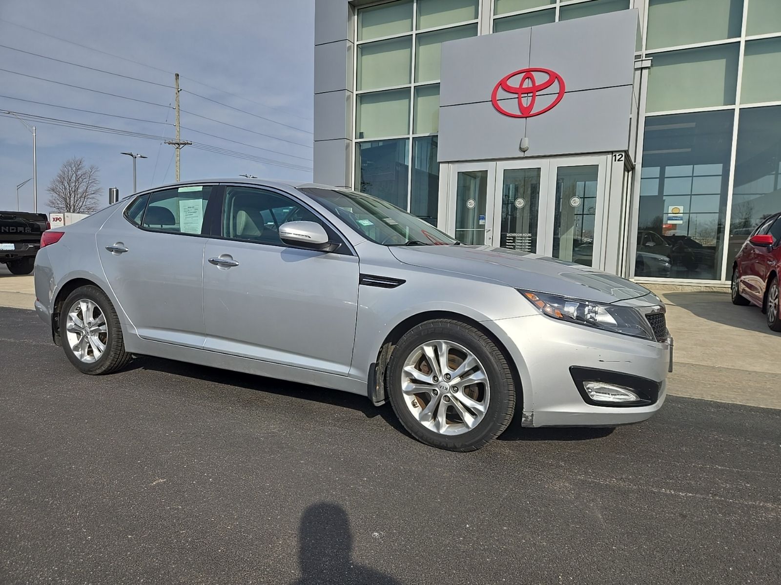 Bright Silver 2012 Kia Optima EX Sedan Front-Wheel Drive 6-Speed Automatic