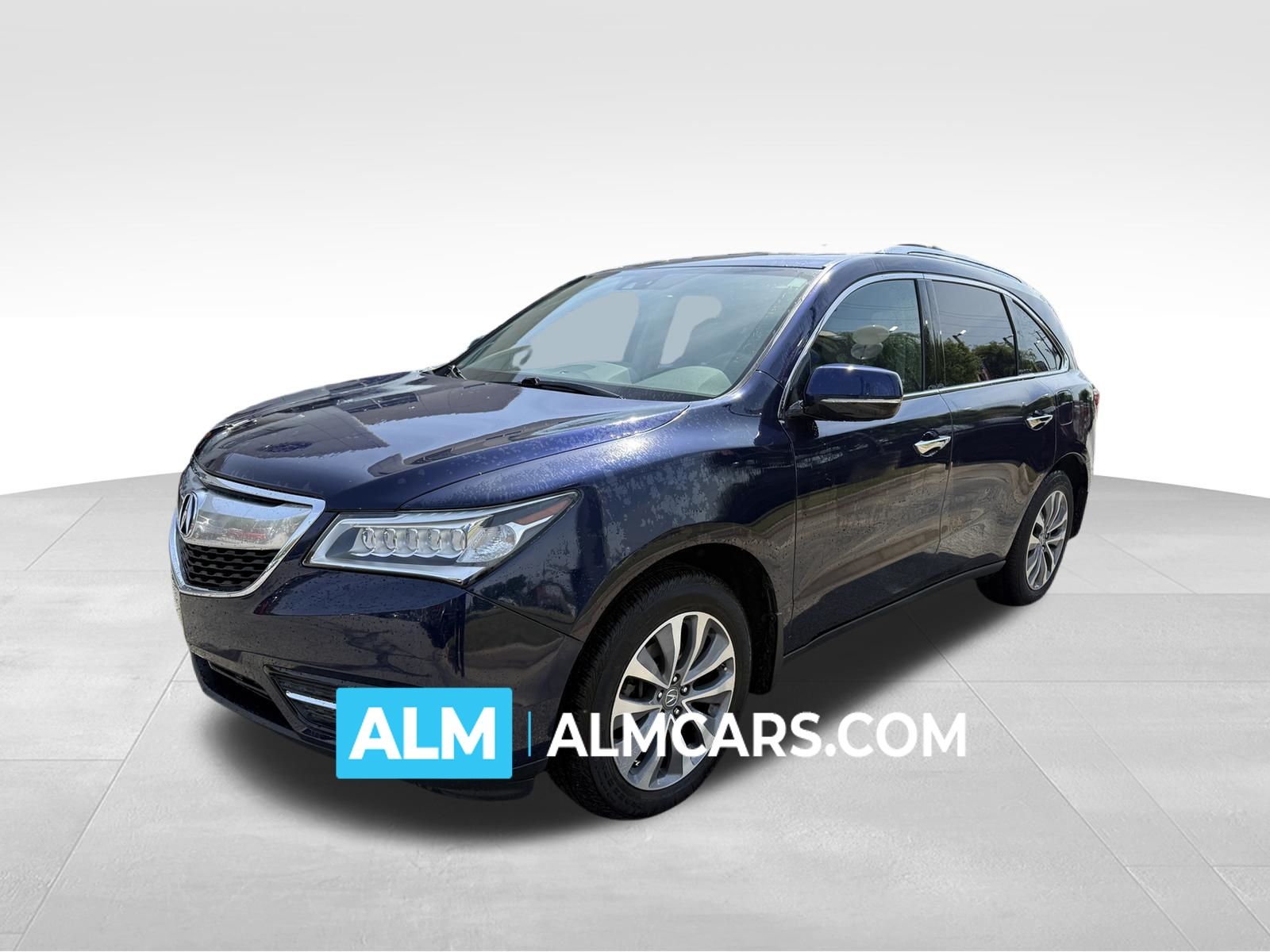 Fathom Blue Pearl 2014 Acura MDX FWD with Technology Package SUV / Crossover Front-Wheel Drive 6-Speed Automatic