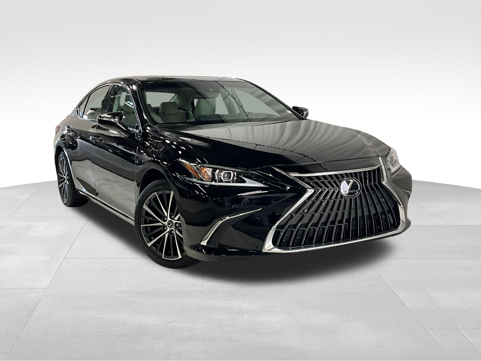 Black (Obsidian) 2025 Lexus ES Hybrid Sedan Front-Wheel Drive Continuously Variable Transmission