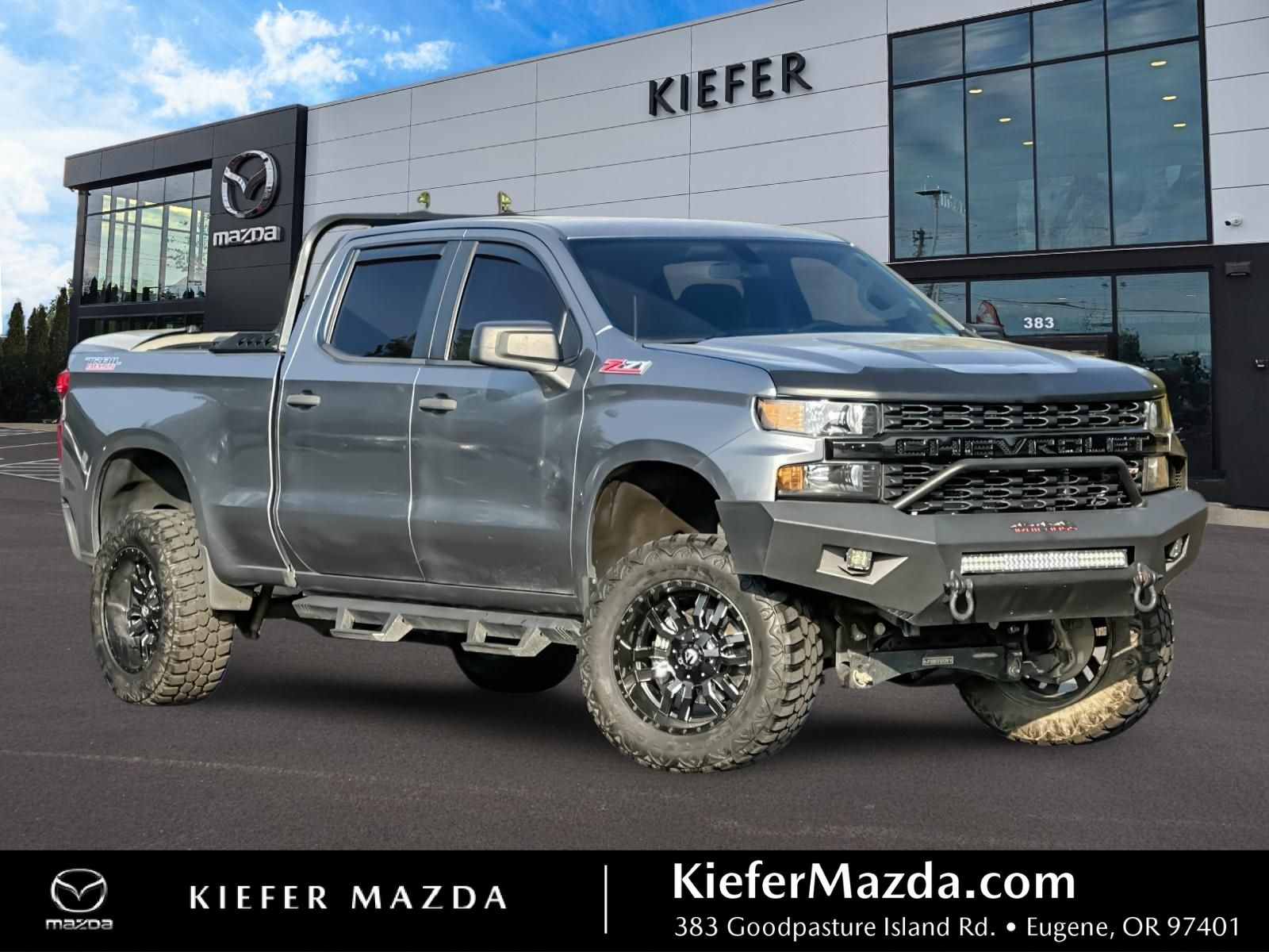 Gray (Satin Steel Metallic) 2020 Chevrolet Silverado 1500 Pickup Truck Four-Wheel Drive 6-Speed Automatic Overdrive