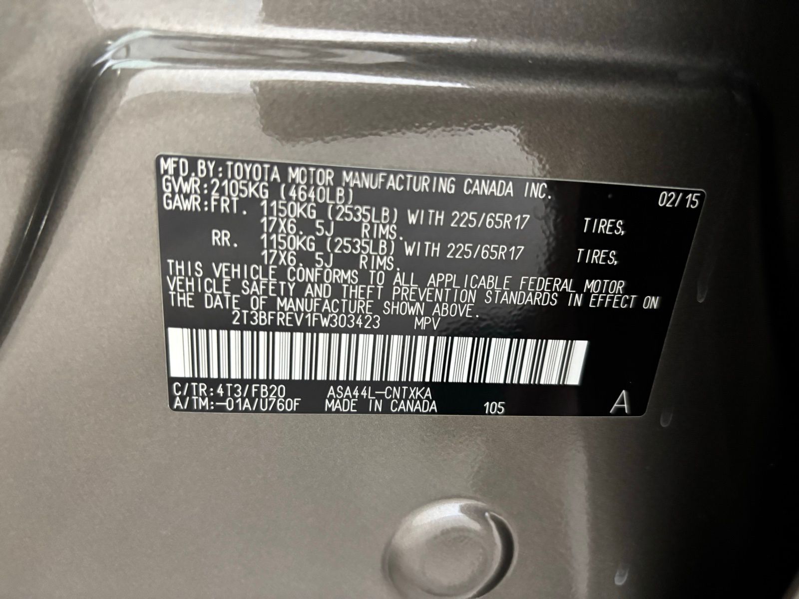 Used Car 2015 Toyota Rav4  Le For Sale Under $15,000 In Austin, Texas