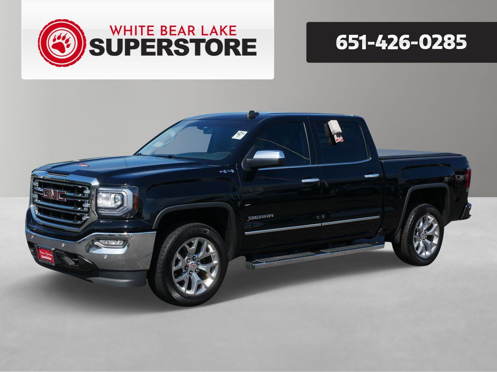 Onyx Black 2018 GMC Sierra 1500 Pickup Truck Four-Wheel Drive 6-Speed Automatic Overdrive